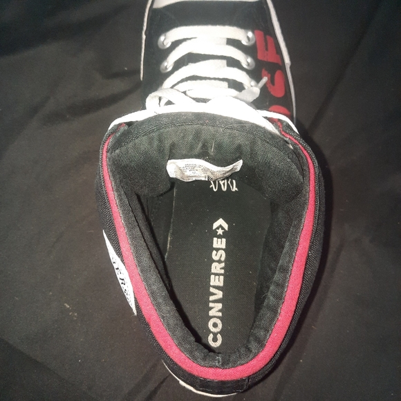 Converse All Star Black/Red/White High top Men's 1 - Picture 7 of 8